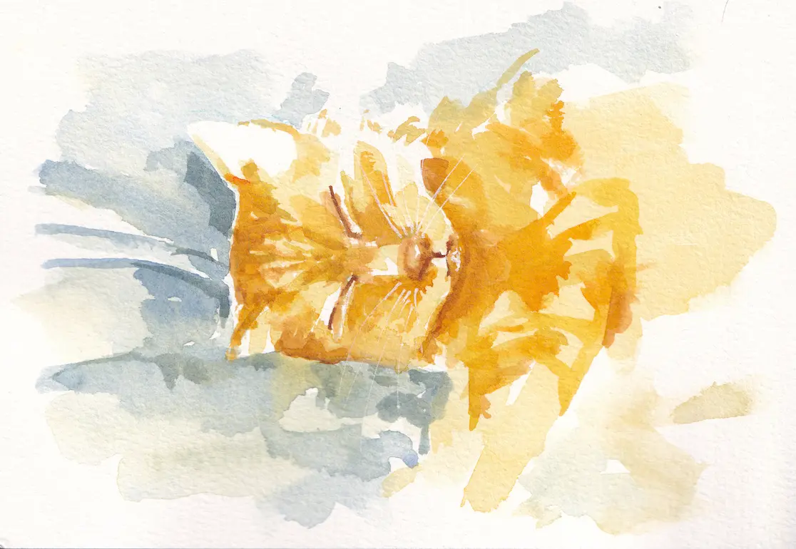 Watercolour painting